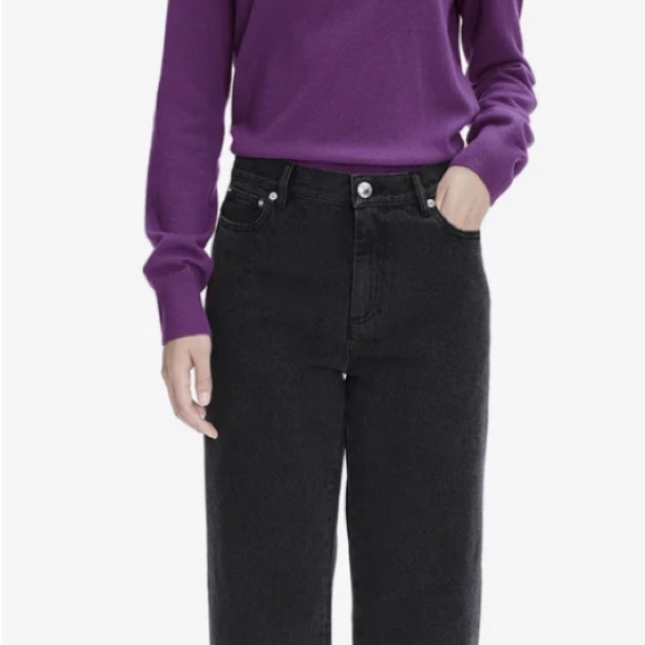 A.P.C. Black Straight Leg Women's Jeans Size 25